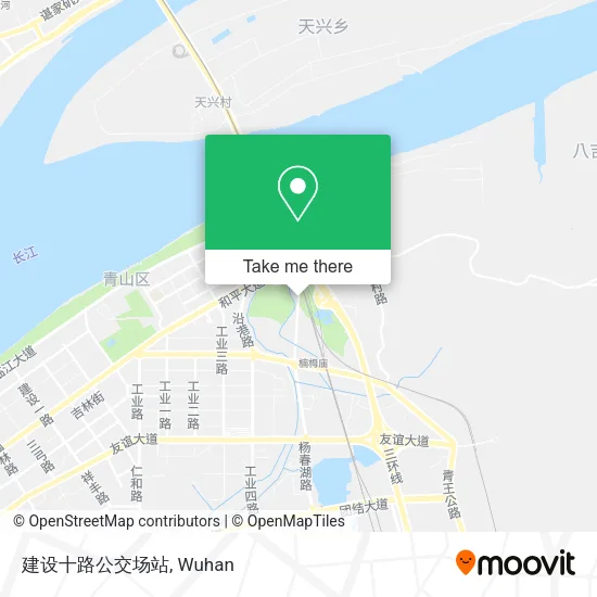 建设十路公交场站 map