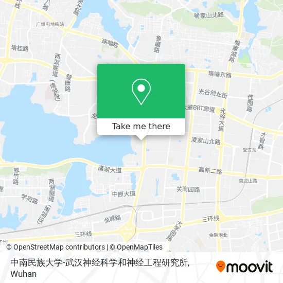 中南民族大学-武汉神经科学和神经工程研究所 map