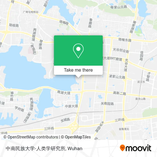 中南民族大学-人类学研究所 map