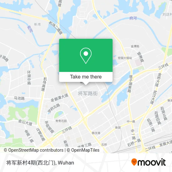 将军新村4期(西北门) map