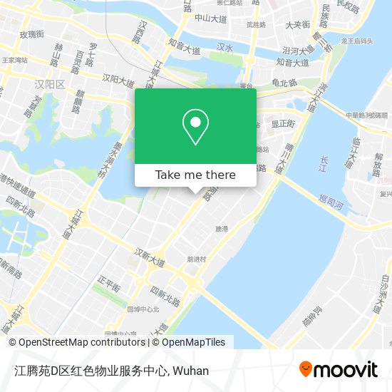 江腾苑D区红色物业服务中心 map