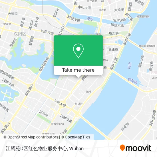 江腾苑D区红色物业服务中心 map