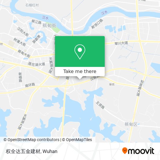 权全达五金建材 map