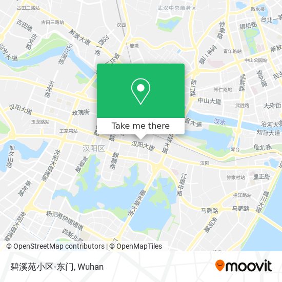 碧溪苑小区-东门 map