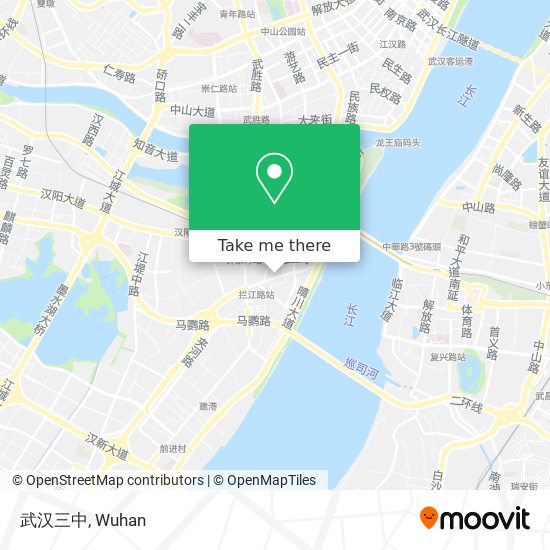 武汉三中 map