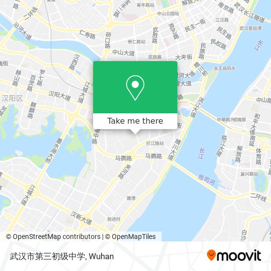 武汉市第三初级中学 map