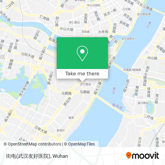 街电(武汉友好医院) map