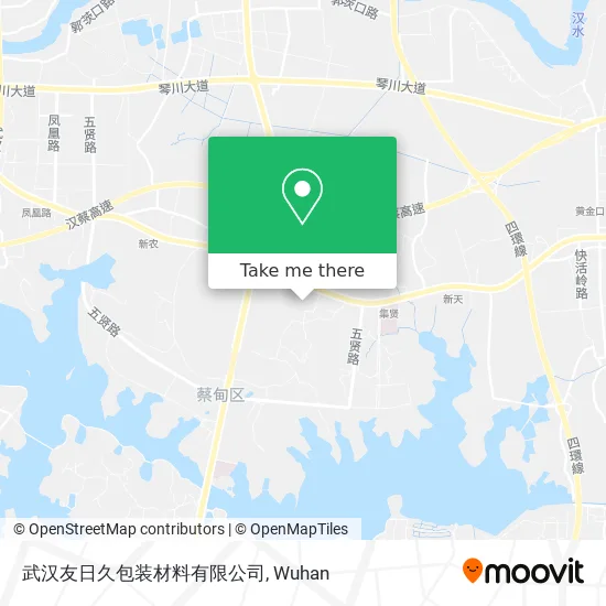 武汉友日久包装材料有限公司 map