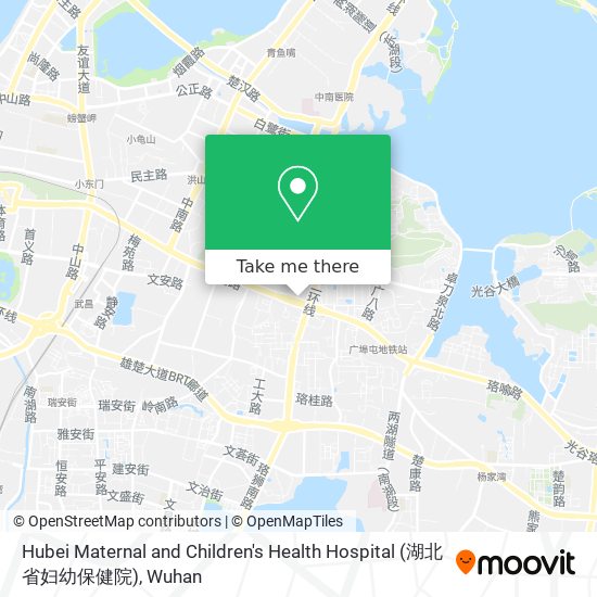 Hubei Maternal and Children's Health Hospital (湖北省妇幼保健院) map