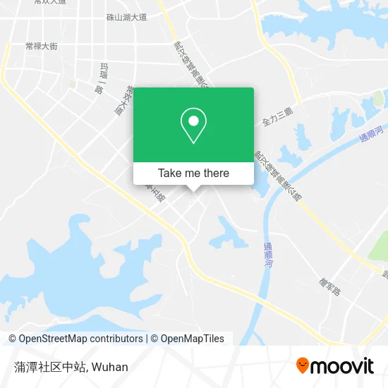 蒲潭社区中站 map