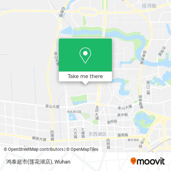 鸿泰超市(莲花湖店) map