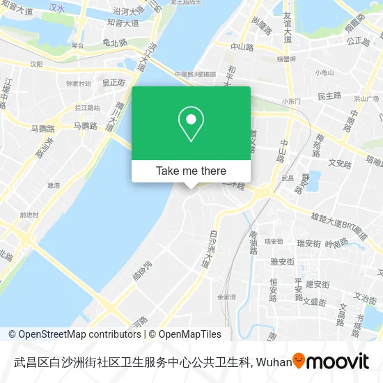 武昌区白沙洲街社区卫生服务中心公共卫生科 map