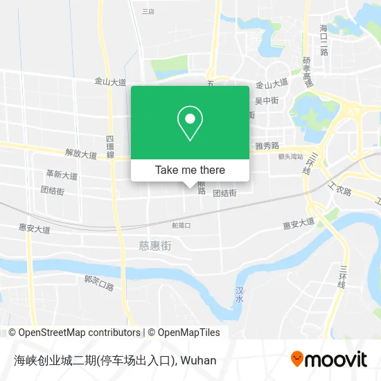 海峡创业城二期(停车场出入口) map