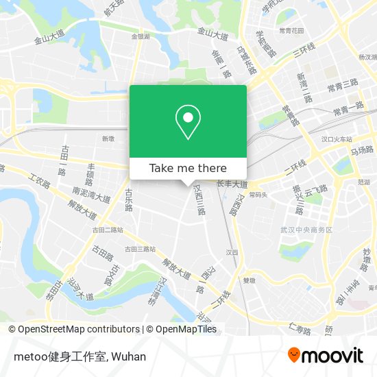metoo健身工作室 map