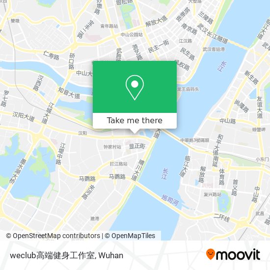 weclub高端健身工作室 map