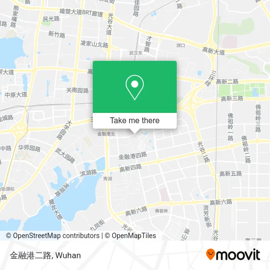 金融港二路 map