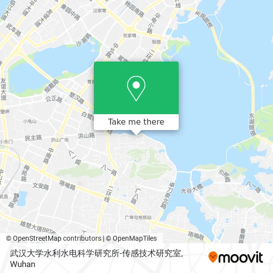武汉大学水利水电科学研究所-传感技术研究室 map