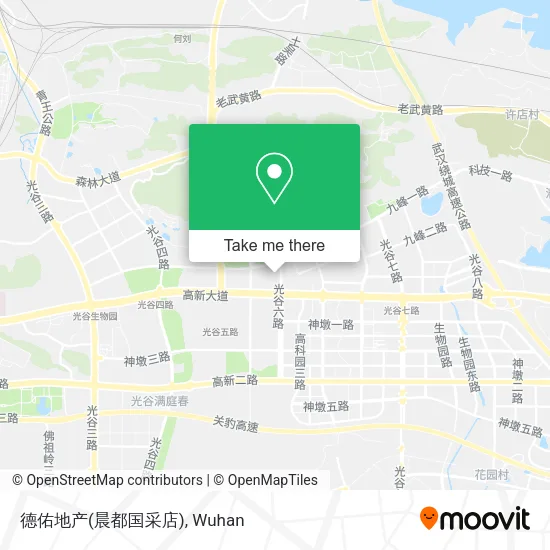德佑地产(晨都国采店) map