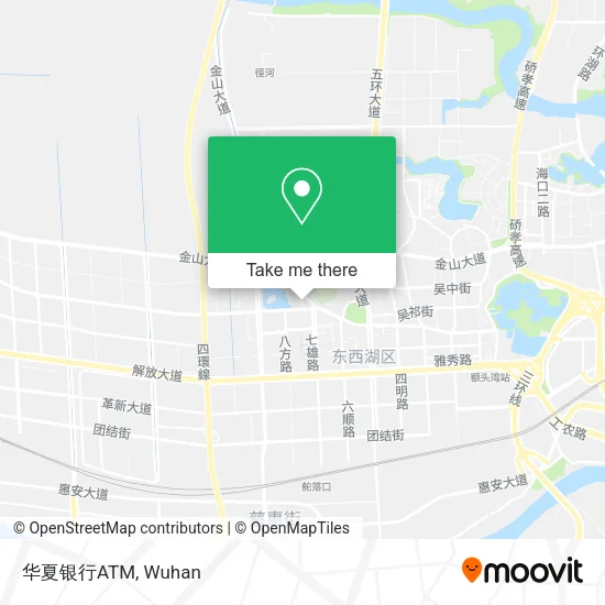 华夏银行ATM map