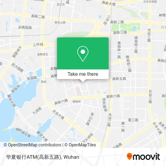 华夏银行ATM(高新五路) map