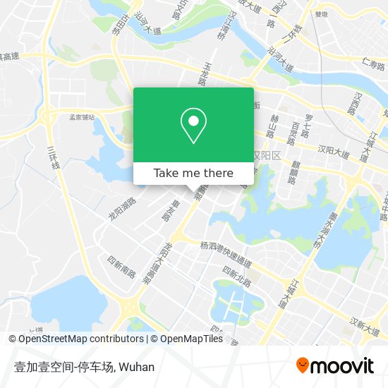 壹加壹空间-停车场 map