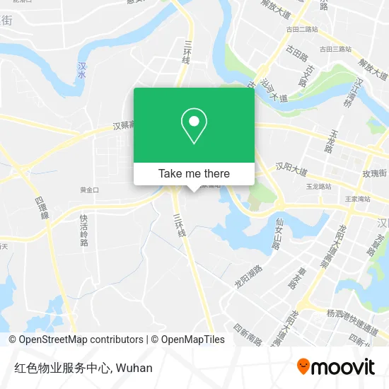红色物业服务中心 map