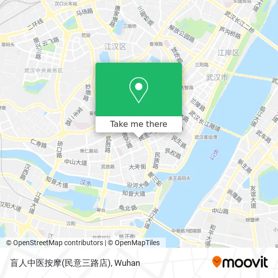 盲人中医按摩(民意三路店) map