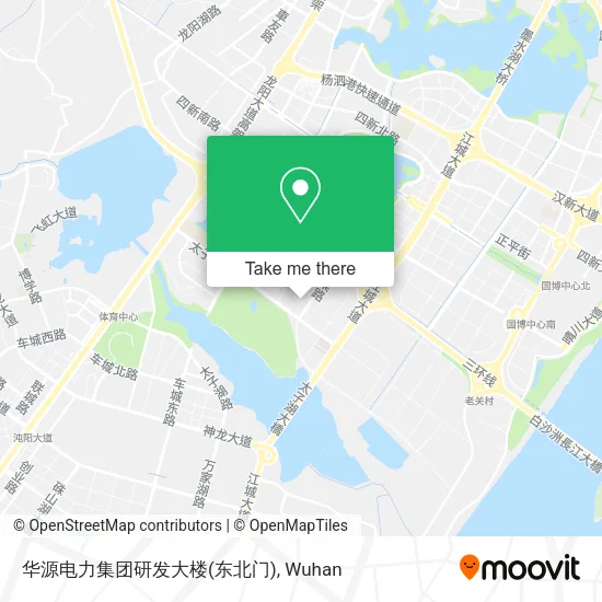 华源电力集团研发大楼(东北门) map