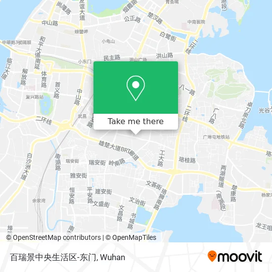 百瑞景中央生活区-东门 map