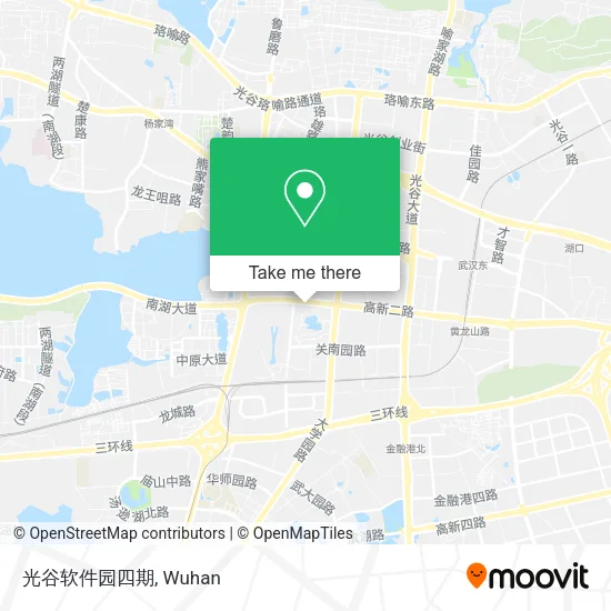 光谷软件园四期 map