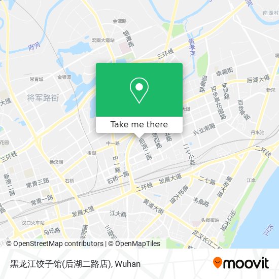 黑龙江饺子馆(后湖二路店) map