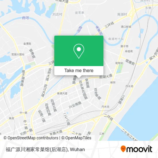 福广源川湘家常菜馆(后湖店) map