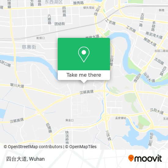 四台大道 map