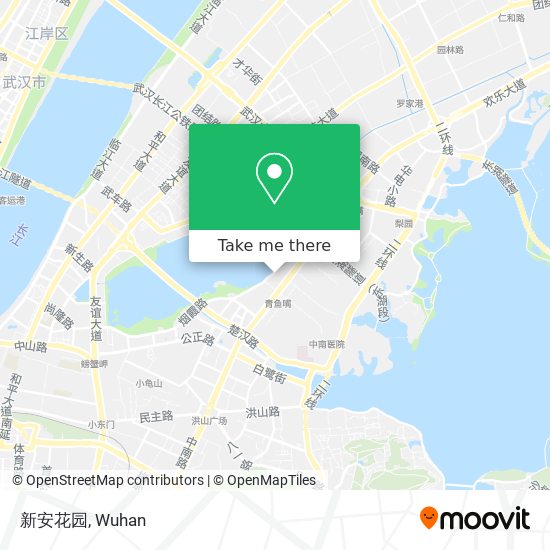 新安花园 map