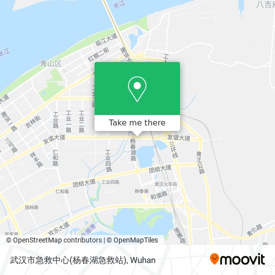 武汉市急救中心(杨春湖急救站) map