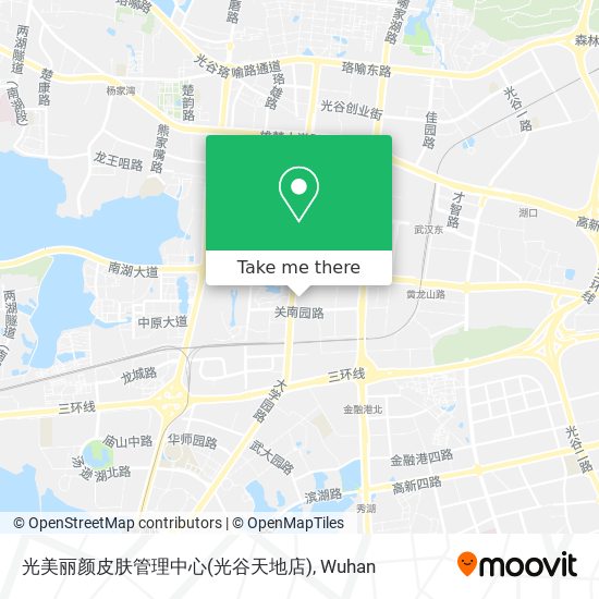 光美丽颜皮肤管理中心(光谷天地店) map