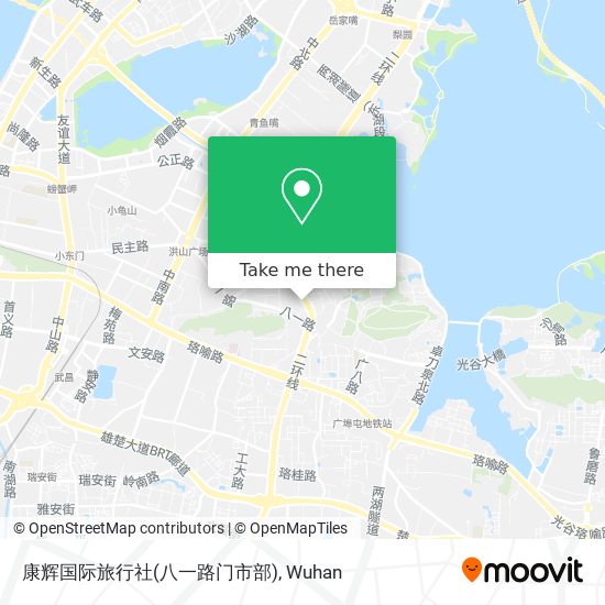 康辉国际旅行社(八一路门市部) map