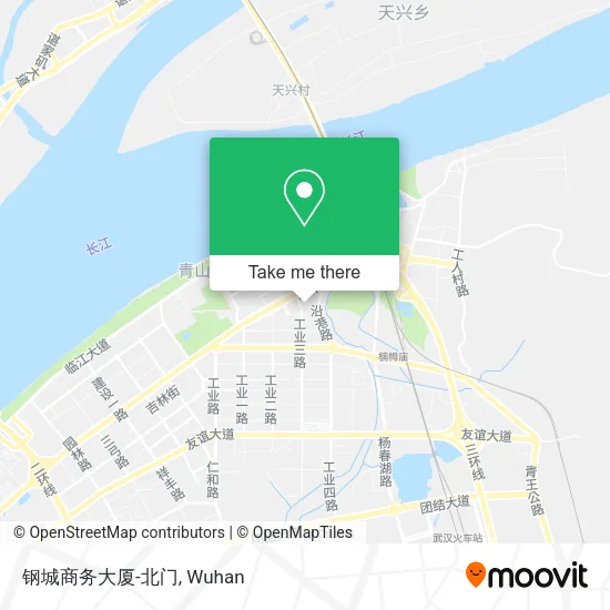 钢城商务大厦-北门 map