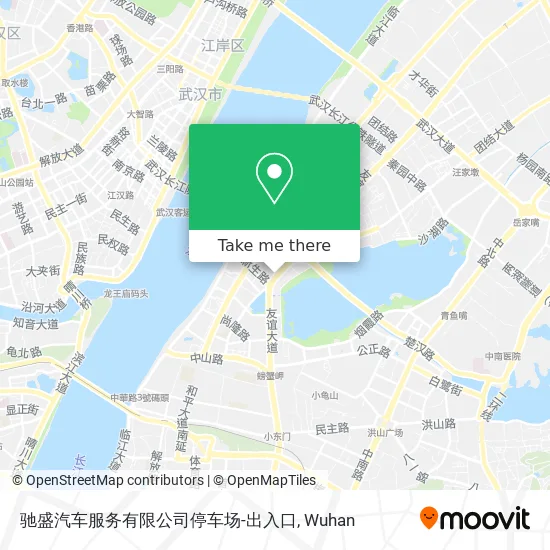 驰盛汽车服务有限公司停车场-出入口 map