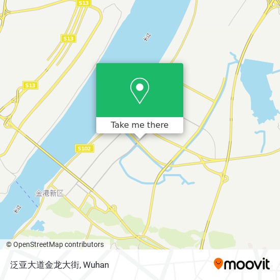 泛亚大道金龙大街 map