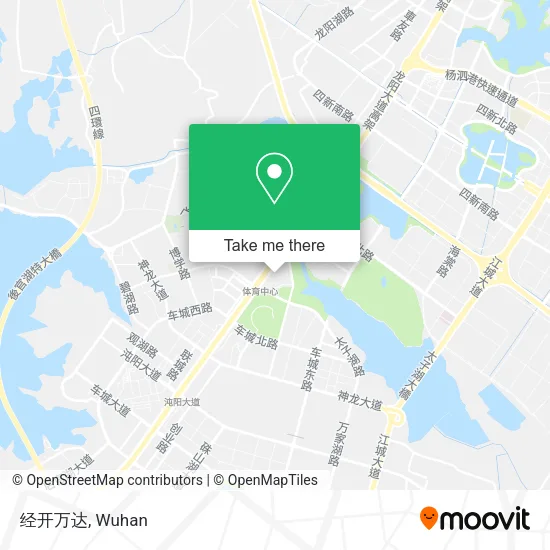 经开万达 map