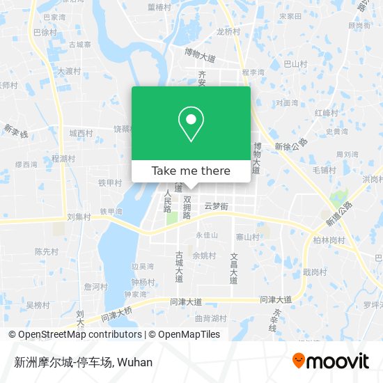 新洲摩尔城-停车场 map