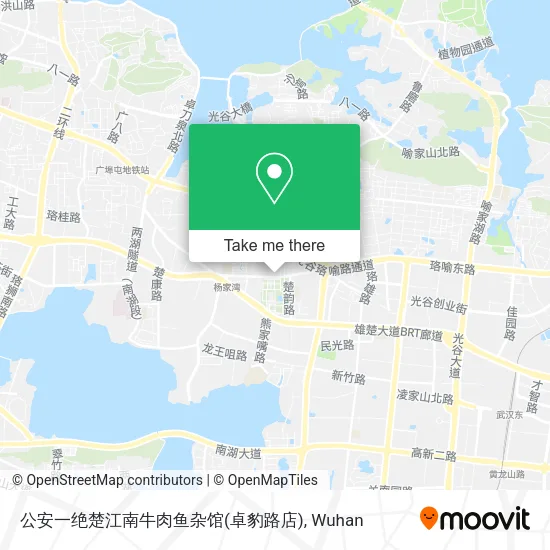 公安一绝楚江南牛肉鱼杂馆(卓豹路店) map