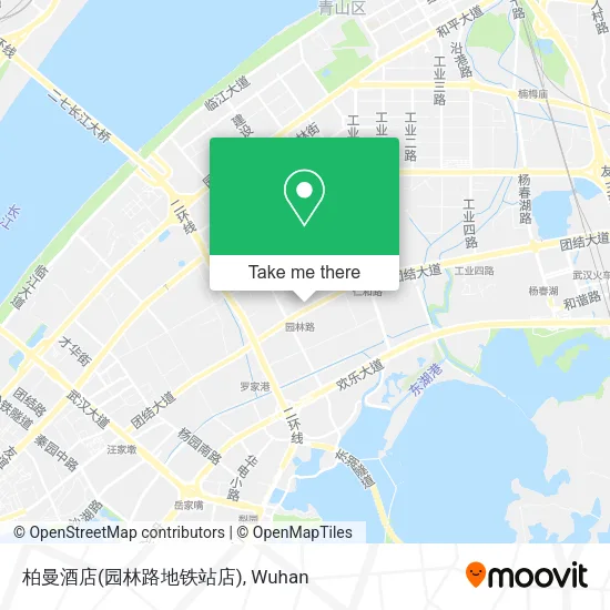 柏曼酒店(园林路地铁站店) map