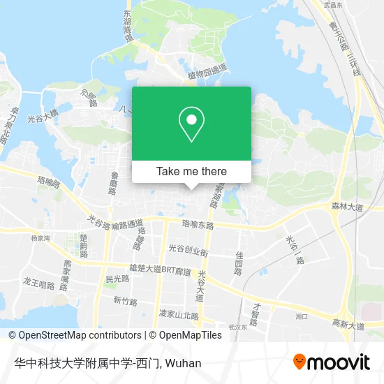 华中科技大学附属中学-西门 map