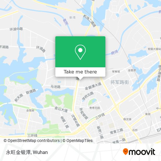 永旺金银潭 map
