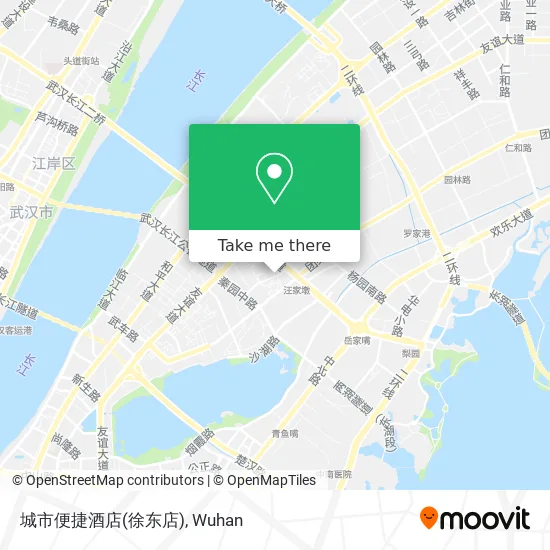 城市便捷酒店(徐东店) map