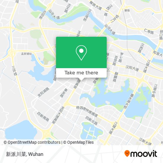 新派川菜 map