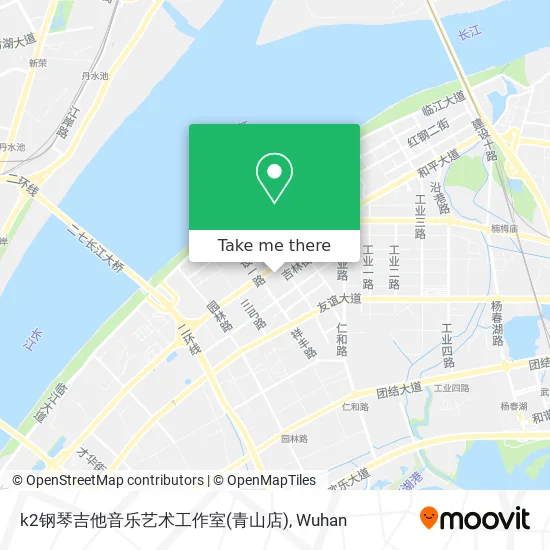 k2钢琴吉他音乐艺术工作室(青山店) map