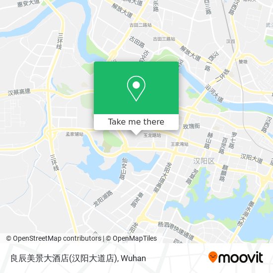 良辰美景大酒店(汉阳大道店) map